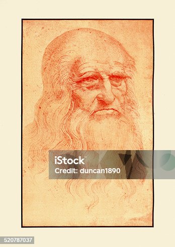 istock Self Portrait of Leonardo Da Vinci 520787037