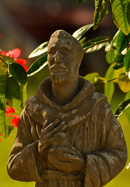 istock Saint Francis statue in the garden 520790645