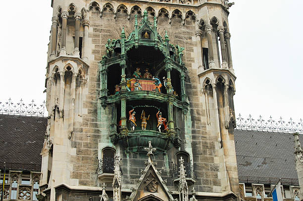 istock Dancing Figures of Marienplatz - Munich - Germany 520790794
