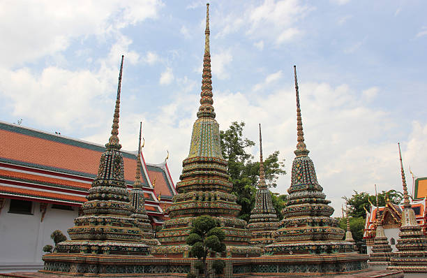 Wat Pho or Wat Phra Chettuphon Wimon Mangkhlaram Ratchaworamahawihan or Temple of the Reclining Buddha, one of famous landmarks in Bangkok, Thailand, well known as the birthplace of traditional Thai massage