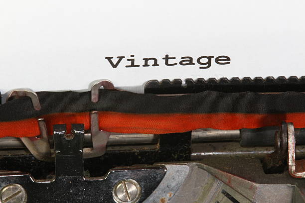 istock vintage written with black ink with the typewriter 520792887