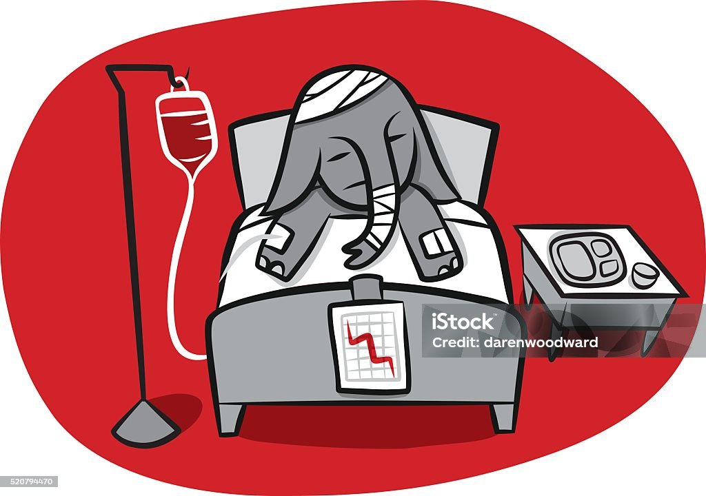 Endangered Species Stock Illustration - Download Image Now - Elephant, US  Republican Party, Dead - iStock