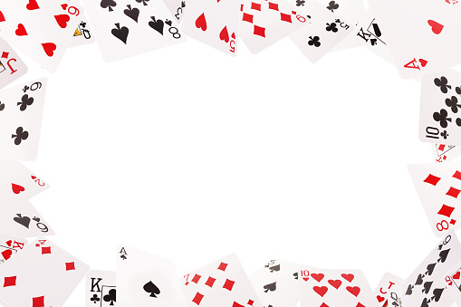 King Of Clubs Vintage playing card - Isolated (clipping path included)