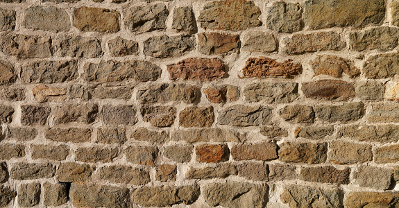 natural stone masonry in downtown Magdeburg