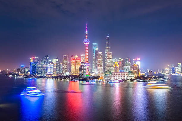 istock beautiful shanghai skyline at night 520798116