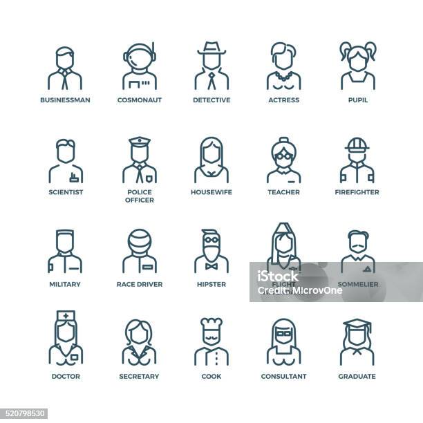 Menschenavatare Zeichen Personal Und Berufsgruppen Zusammen Vektor Geometrische Symbole Stock Vektor Art und mehr Bilder von Icon
