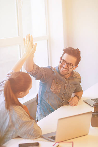 istock Freelance man and woman 520798722
