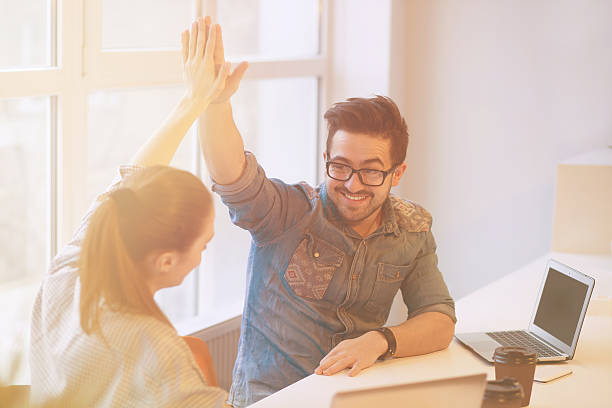istock Freelance man and woman 520798748