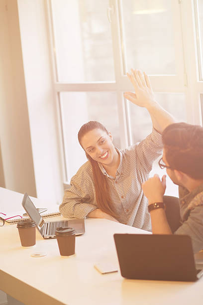 istock Freelance man and woman 520798770