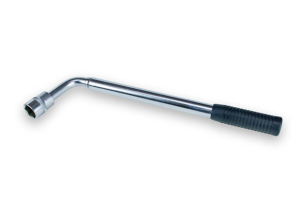 istock Wheel wrench with head isolated on white 520800402