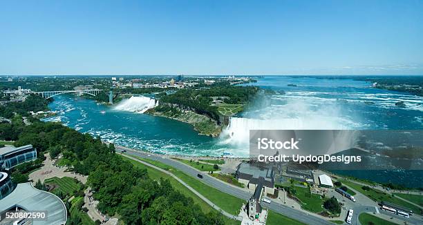 High View Of Niagara Falls Stock Photo - Download Image Now - Niagara Falls, Niagara Falls City - New York State, New York State