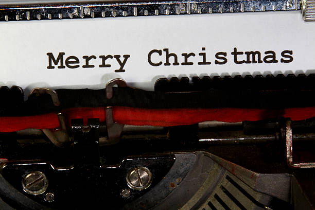 istock MERRY CHRISTMAS written with black ink 520803823