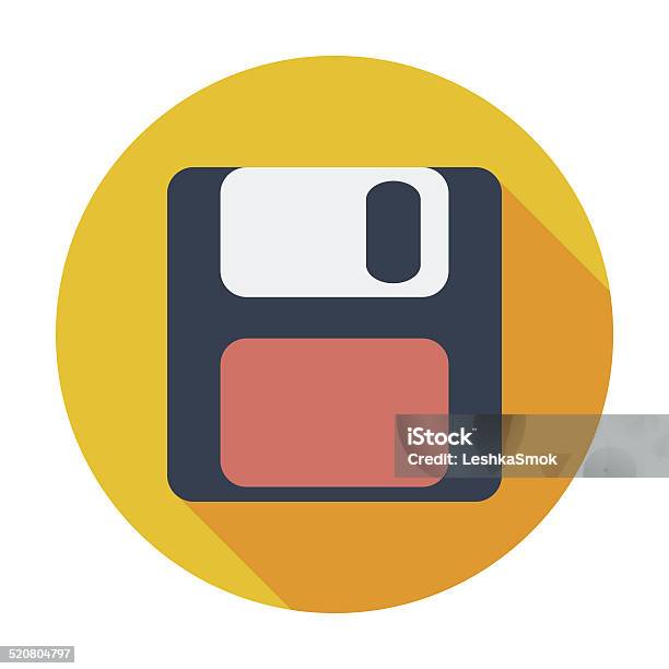 Magnetic Floppy Disc Icon Stock Illustration - Download Image Now - Black Color, Business, Color Image
