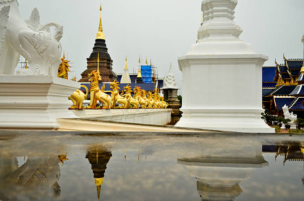 Ancient pagoda temple in Chiang Mai, Thailand.Ancient pagoda temple in Chiang Mai, Thailand.