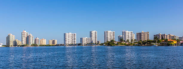 istock skyline of Miami with ocean 520806563