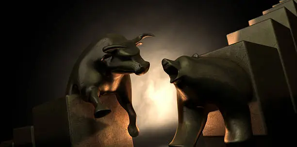 Photo of Bull And Bear Market Statues