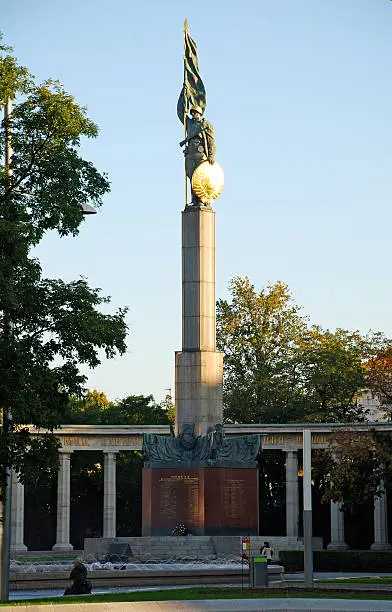 Photo of Monument of the Red Army in Vienna, Austria.