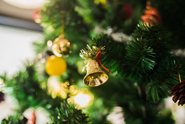 istock Red Christmas ornament hanging 520835700