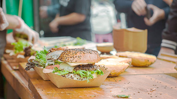 istock Making of Burgers 520836876