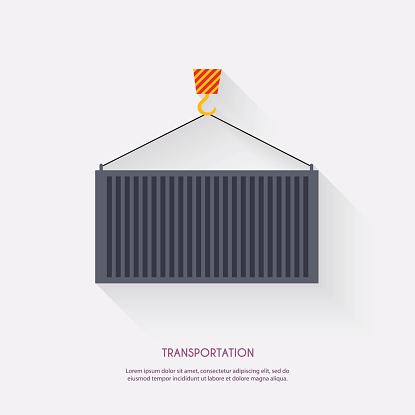 Transportation. Warehouse icons logistic blank and transportation, storage vector illustration.