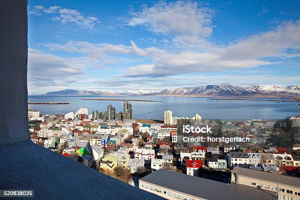 Reykjavik Iceland Stock Photo - Download Image Now - House, Mountain, Multi Colored