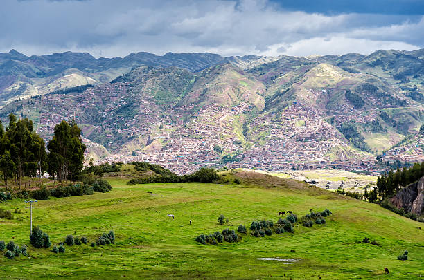 ペルーのアンデス山脈 - anoxia ストックフォトと画像