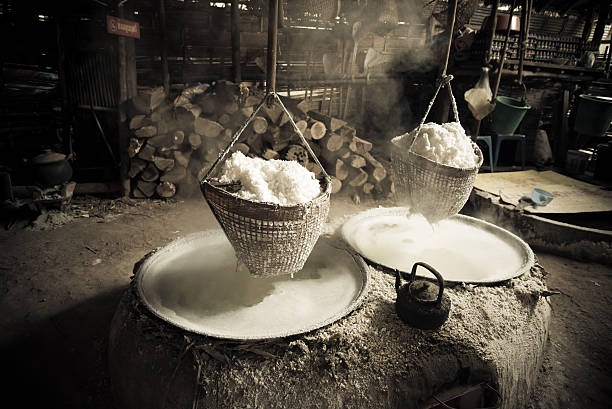 istock Production of salt 520839214