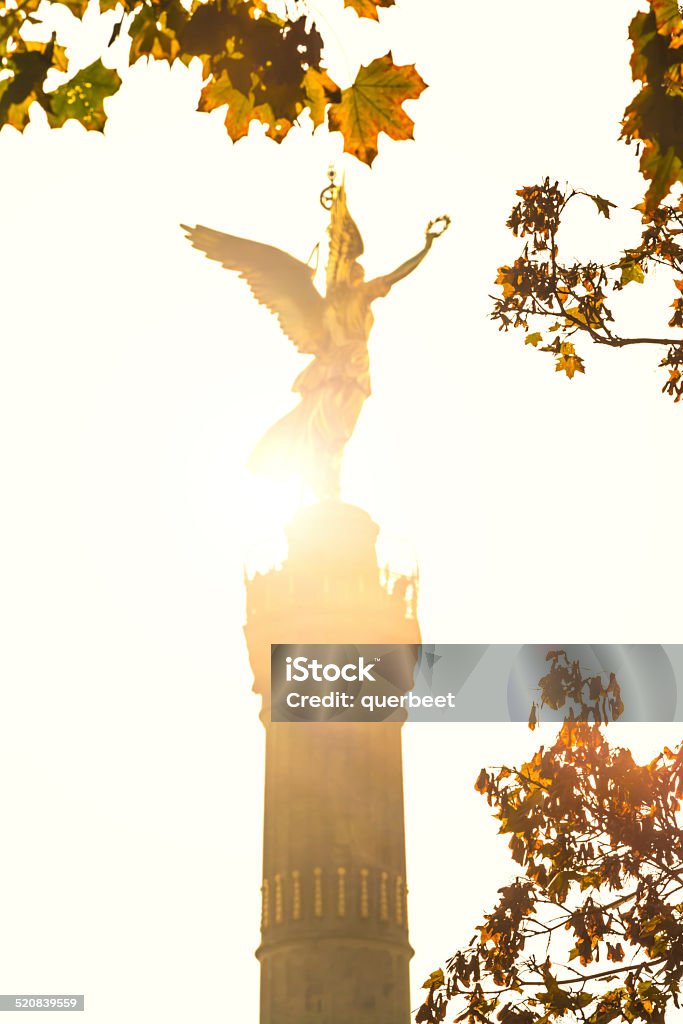 Statue von Victoria mit Sonnenlicht - Lizenzfrei Berlin Stock-Foto