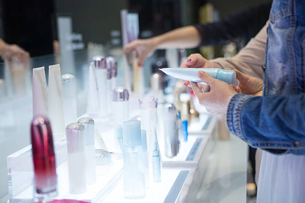 Holding beauty product