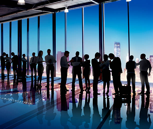 istock Group of Business People Working in the Office 520840371