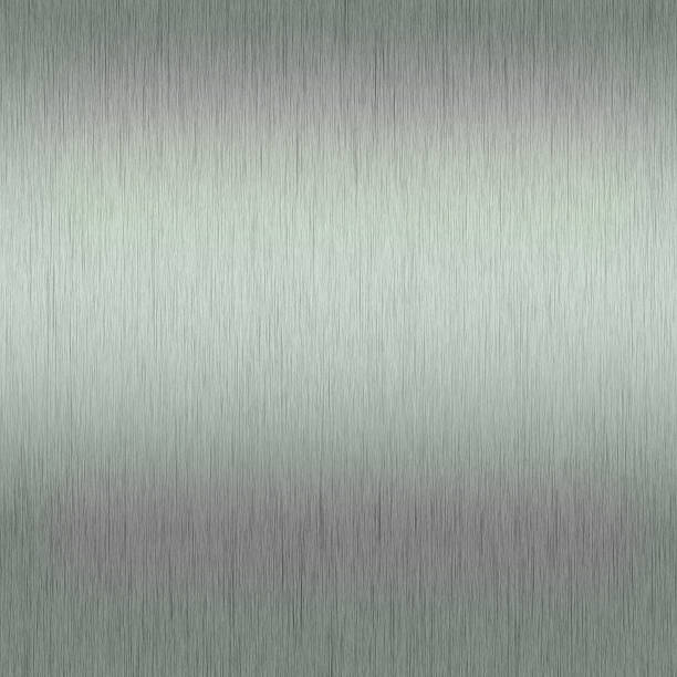 istock Stainless steel / Steel plate / Silver background chrome texture 520840519
