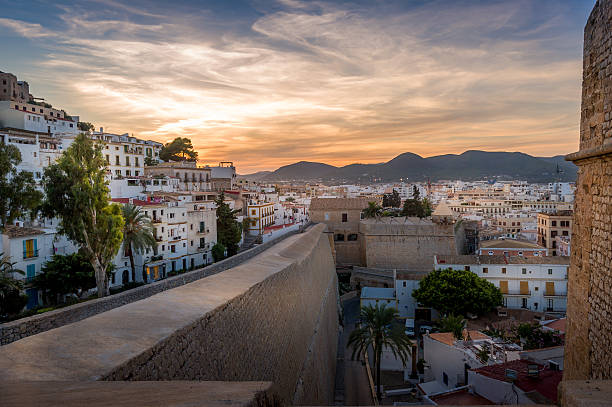 istock Dalt Vila fortress at sunset 520841831