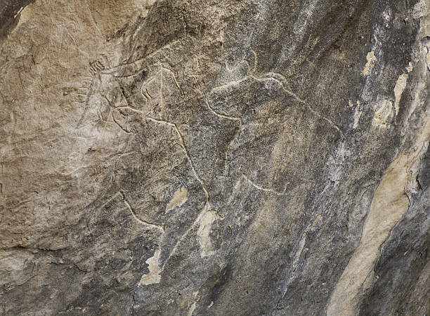 istock Petroglyphs in Gobustan National Park. Azerbaijan 520842427