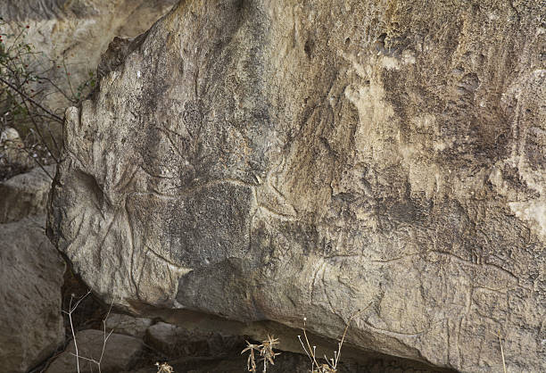 istock Petroglyphs in Gobustan National Park. Azerbaijan 520842433