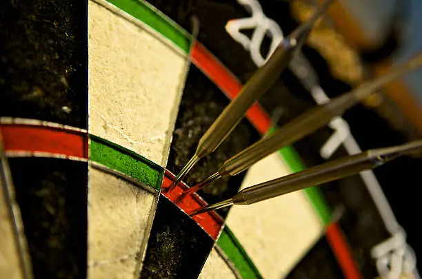 the best score with the Dart on the board