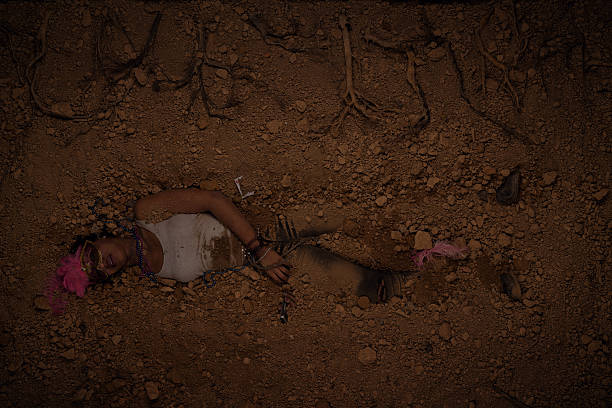 istock CSI female murder victim buried 520860625