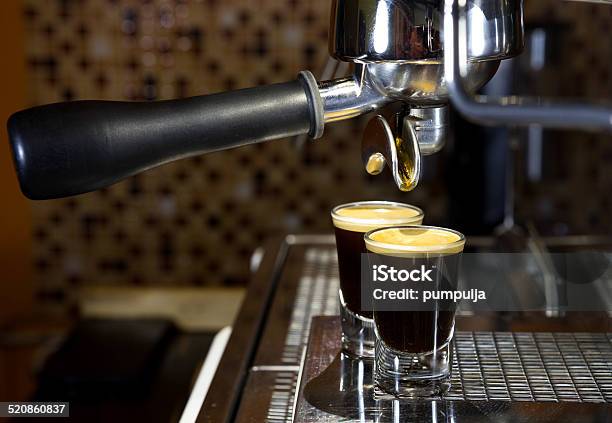 Espresso Shot Stock Photo - Download Image Now - Bar - Drink Establishment, Bar Counter, Barista