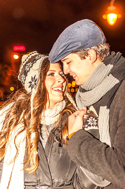 istock Young couple in love outdoor 520862355