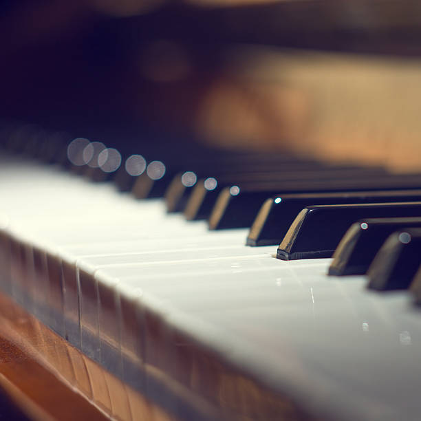 istock Keyboard of piano. 520865545