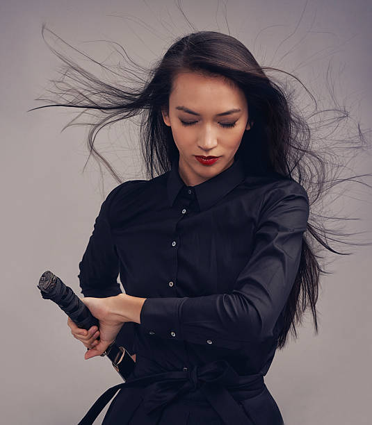 istock She has no equal when it comes to swordsmanship 520866953