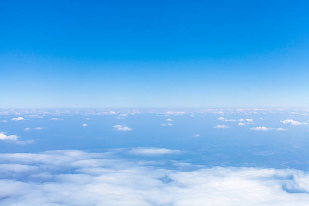 istock above view earth horizon from airplane 520878368
