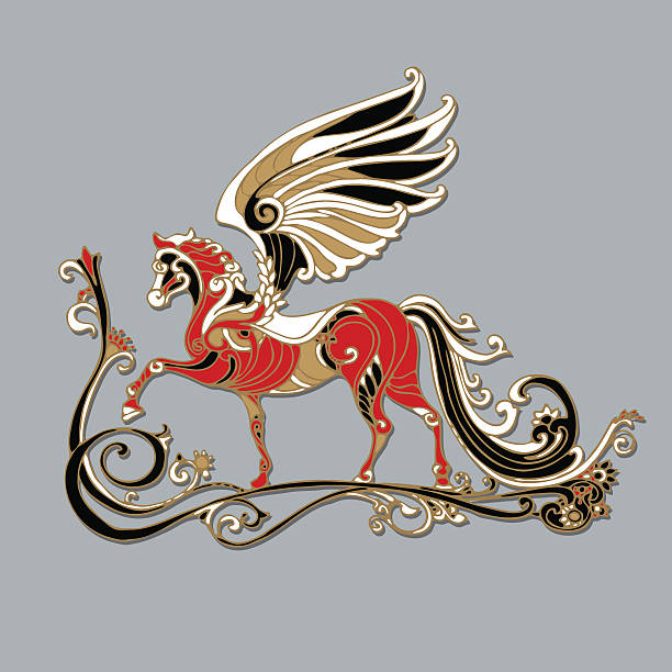 Winged Design Winged Horse Tattoo Designs