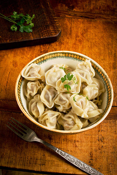 istock Dumplings in a vintage bowl 520879660