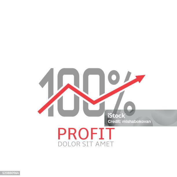 Profit Labels Business Profit Label Stock Illustration - Download Image Now ...