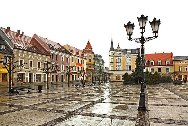 Marketplace in Pszczyna. Poland