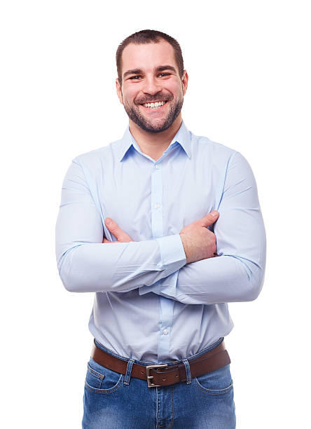 istock Smiling man with crossed arms 520883704