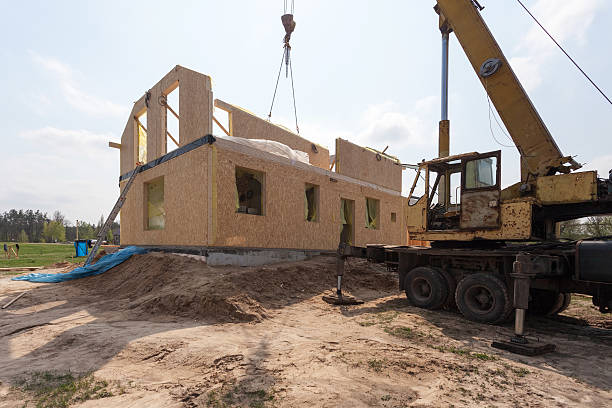 istock New construction of a house/Framed New Construction 520885370