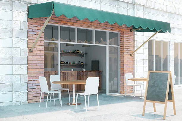 istock Cafe exterior from the side 520886296