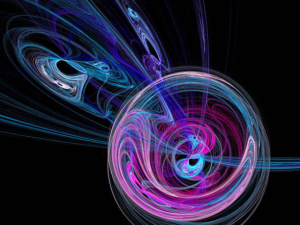 istock Digital Fractal on Black 520887081