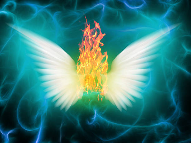istock Angel of fire 520887175